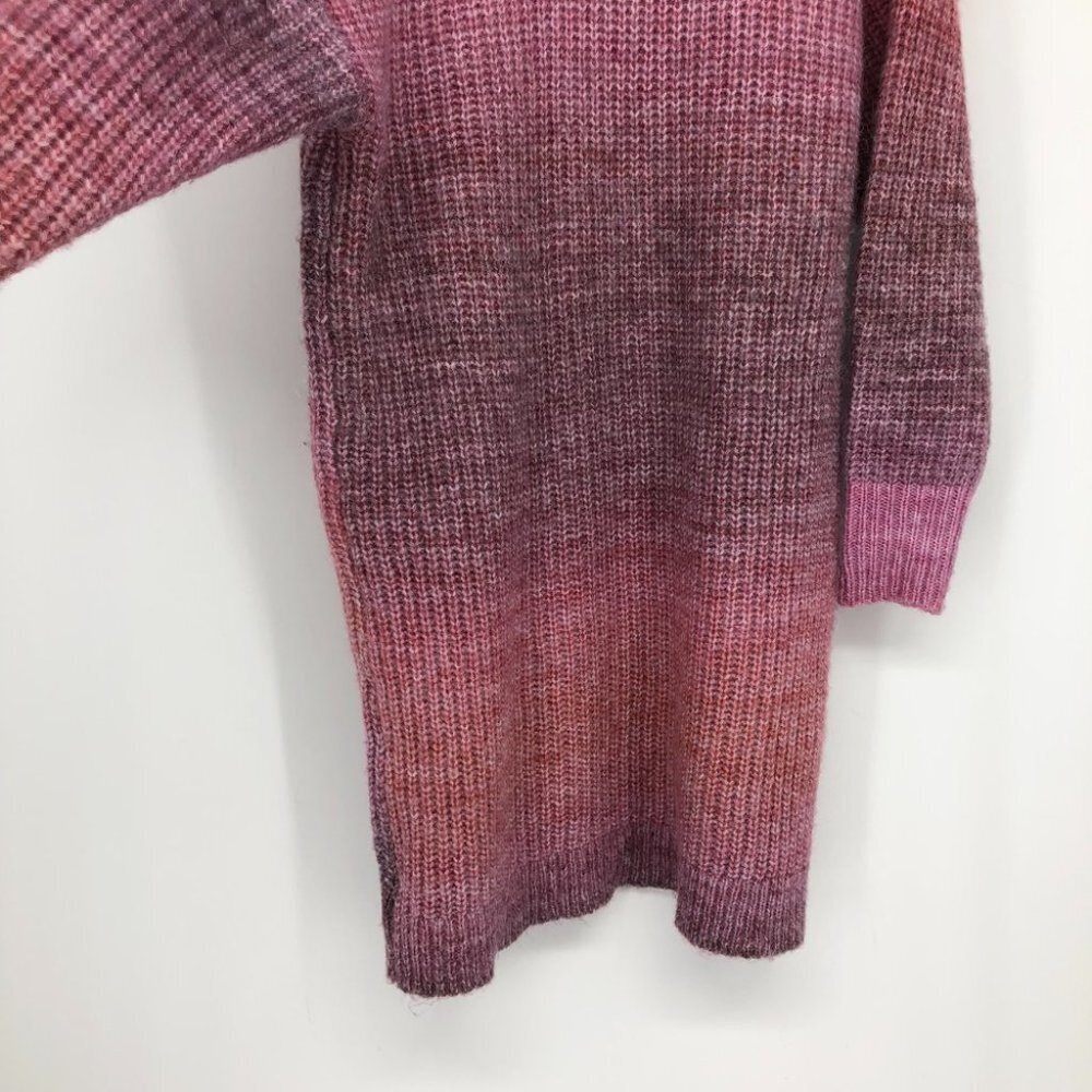 Twik by Simon- A Neutral Pink Knitted Mockneck Sweater Dress Sz M-Cosy -NWOT - Picture 13 of 15